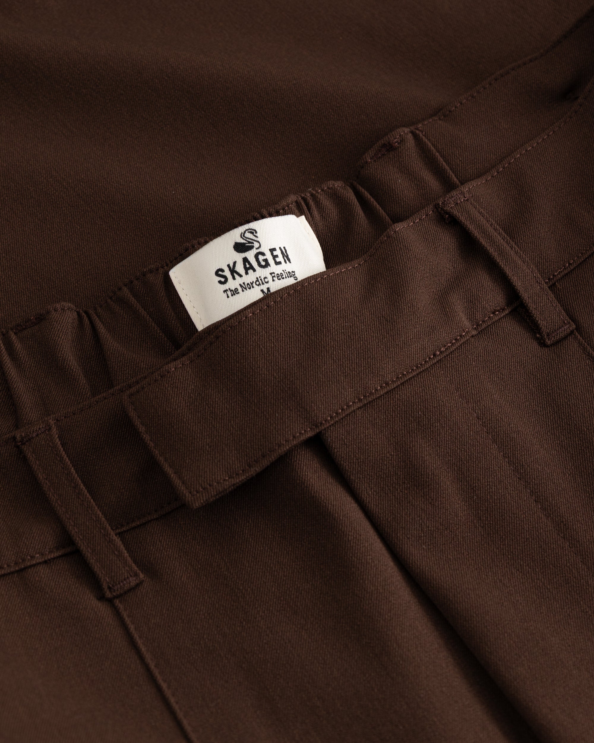 Baggy Suit Pants Brown